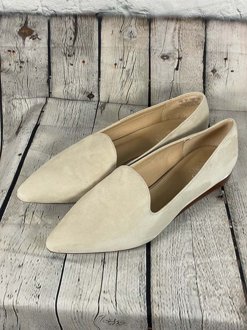Women’s Franco Sarto Equinox Suede Pointed Toe Loafers Size 10M